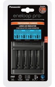 Battery charger Panasonic eneloop Pro BQ-CC65E, Large Led Indicator