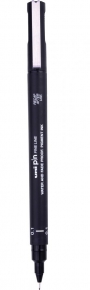 Pen liner Uni Pin Fine Line 0.1 mm. black