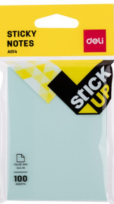 Sticky memo sheets Deli 76X101 mm. 100 f.