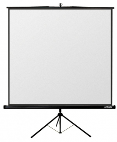 Projector screen with stand Reflecta Crystal-line Tripod, 160X160cm.