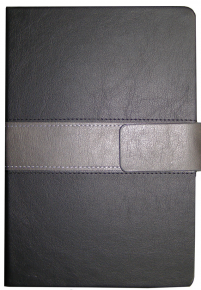 Notebook Series, A5, with leather cover, lock