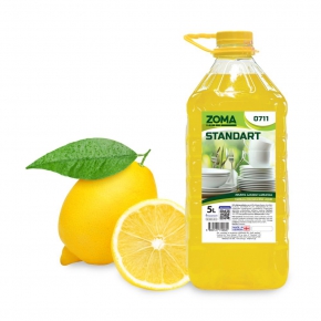 Dishwashing liquid Zoma Standart, lemon, 5 l.