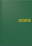 2023 წლის დღიური Brunnen, ყოველდღიური, მწვანე (ინგ., ფრანგ., ესპ., იტალ., გერმ.)