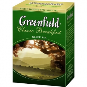 შავი ჩაი Greenfield Classic Breakfast, 100 გრამი
