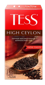 შავი ჩაი Tess High Ceylon, 25 ცალი